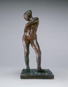 Dancer Fastening the String of Her Tights, c. 1885/1890. Creator: Edgar Degas