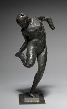 Dancer Looking at the Sole of her Right Foot, 1896-1897. Creator: Edgar Degas (French, 1834-1917)