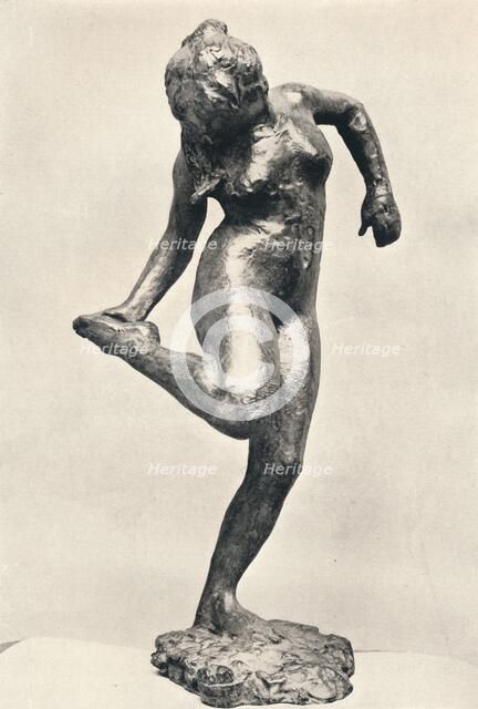 'Dancer Looking at the Sole of Her Right Foot', c1900. Artist: Edgar Degas.