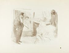 Dancer's Dressing Room, Second Plate, 1894. Creator: Jean Louis Forain