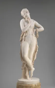 Dancer with Finger on Chin, model 1809/1814, carved 1819/1823. Creator: Antonio Canova