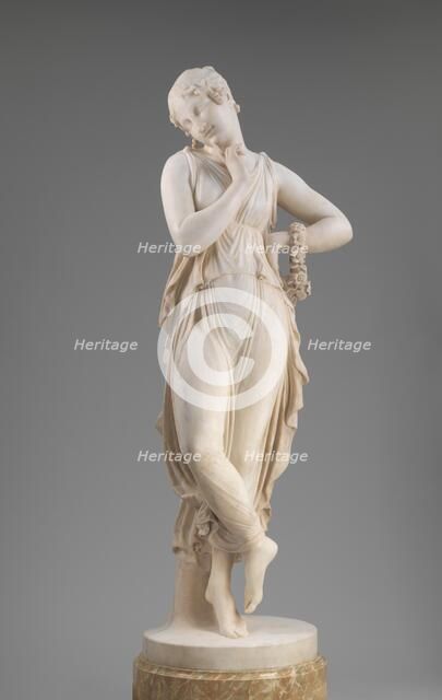 Dancer with Finger on Chin, model 1809/1814, carved 1819/1823. Creator: Antonio Canova.