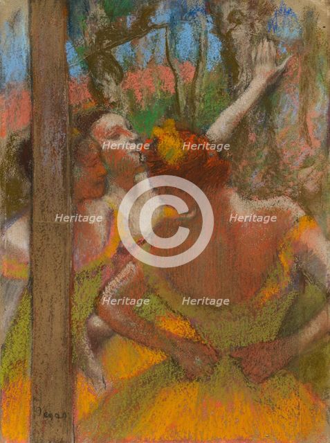 Dancers, 1896. Creator: Edgar Degas (French, 1834-1917).