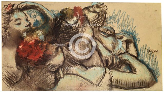 'Dancers', 1899.  Artist: Edgar Degas