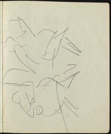 Dancers and Performers (Page from a Sketchbook), c. 1911. Creator: Ernst Kirchner