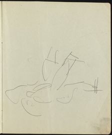 Dancers and Performers (Page from a Sketchbook), c. 1911. Creator: Ernst Kirchner