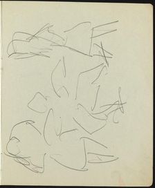 Dancers and Performers (Page from a Sketchbook), c. 1911. Creator: Ernst Kirchner
