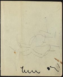 Dancers and Performers (Page from a Sketchbook), c. 1911. Creator: Ernst Kirchner