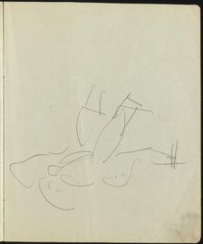 Dancers and Performers (Page from a Sketchbook), c. 1911. Creator: Ernst Kirchner