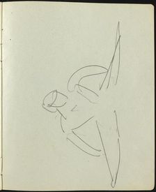 Dancers and Performers (Page from a Sketchbook), c. 1911. Creator: Ernst Kirchner