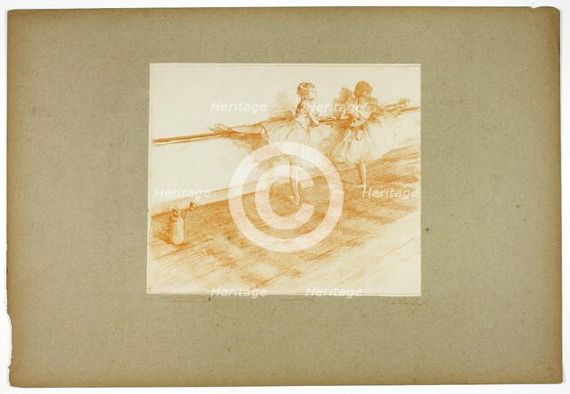 Dancers at the Bar, 1889–90. Creator: Georges William Thornley.