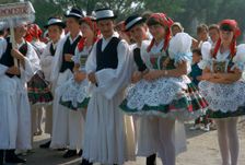Dancers at a Hungarian folklore festival. Artist: CM Dixon