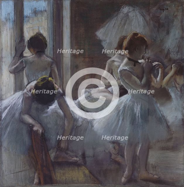 Dancers (Danseuses), 1884-1885. Artist: Degas, Edgar (1834-1917)