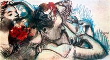 Dancers Heads 1899. Artist: Edgar Degas