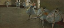 Dancers In The Classroom, c1880. Creator: Edgar Degas