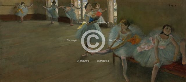 Dancers In The Classroom, c1880. Creator: Edgar Degas.