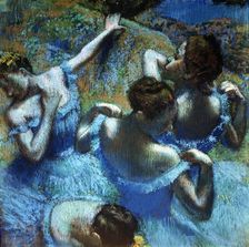 Dancers in Blue c1898. Artist: Edgar Degas