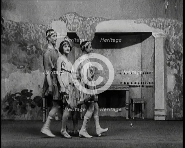 Dancers Performing in a Show in London, 1922. Creator: British Pathe Ltd.