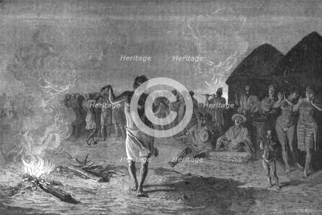 'Dances of the Malinke Tribe; Journey from the Senegal to the Niger', 1875. Creator: Unknown.