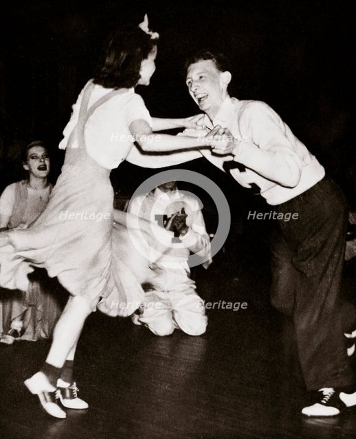 Dancing 'The Big Apple', Glen Island Casino, New Rochelle, New York, USA, 1938. Creator: Unknown.