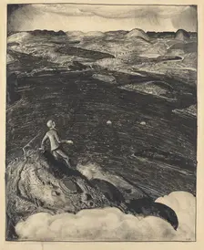 Dancing Town (The Top of the World), 1922. Creator: George Wesley Bellows