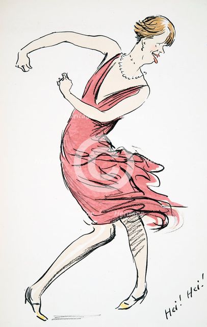 Dancing Transvestite, from 'White Bottoms' pub. 1927.