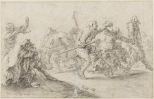 Dancing beggars and cripples, c.1635. Creator: Unknown