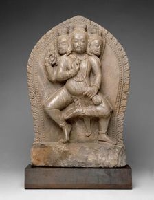 Dancing Bhairava, A Horrific Form of God Shiva, 13th/14th century. Creator: Unknown