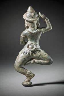Dancing Celestial Female (Apsaras) (image 2 of 2), 12th-13th century. Creator: Unknown