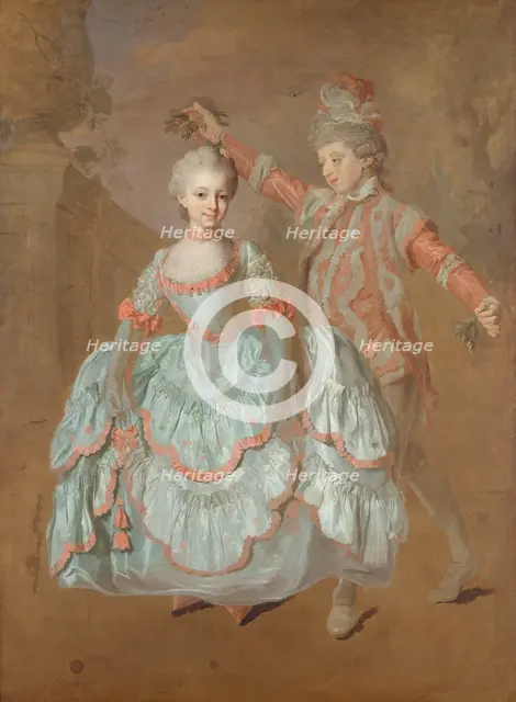 Dancing Children, late 1760s. Creator: Lorens Pasch the Younger.