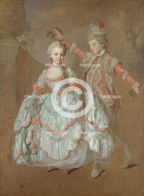 Dancing Children, late 1760s. Creator: Lorens Pasch the Younger.