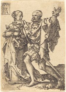 Dancing Couple, 1551. Creator: Heinrich Aldegrever