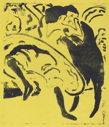 Dancing Couple, 1909. Creator: Ernst Kirchner