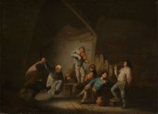 Dancing Couple, c.1635. Creator: Adriaen van Ostade