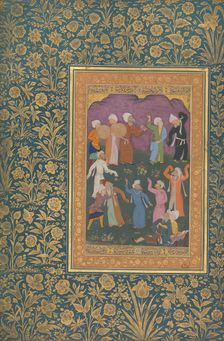 Dancing Dervishes, Folio from the Shah Jahan Album, recto: ca. 1610; verso: ca. 1530-50. Creator: Mir Ali Haravi