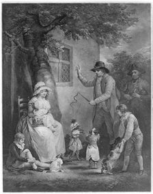 Dancing Dogs, 1790. Creator: Thomas Gaugain