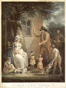 Dancing Dogs, c. 1800. Artist: Morland, George (1736-1804)