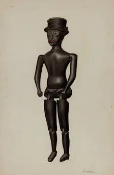 Dancing Doll, c. 1940. Creator: Selma Sandler