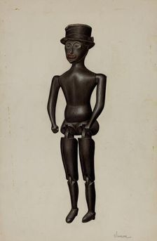 Dancing Doll, c. 1940. Creator: Selma Sandler