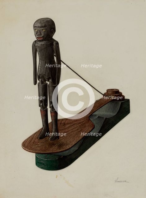 Dancing Doll, c. 1940. Creator: Selma Sandler.