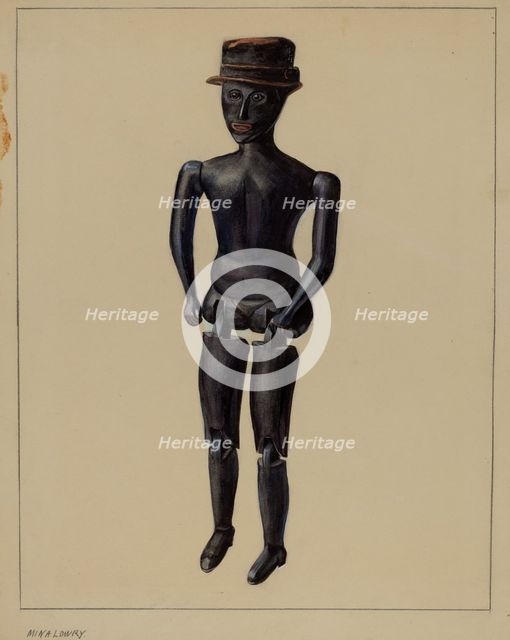 Dancing Doll, c. 1937. Creator: Mina Lowry.