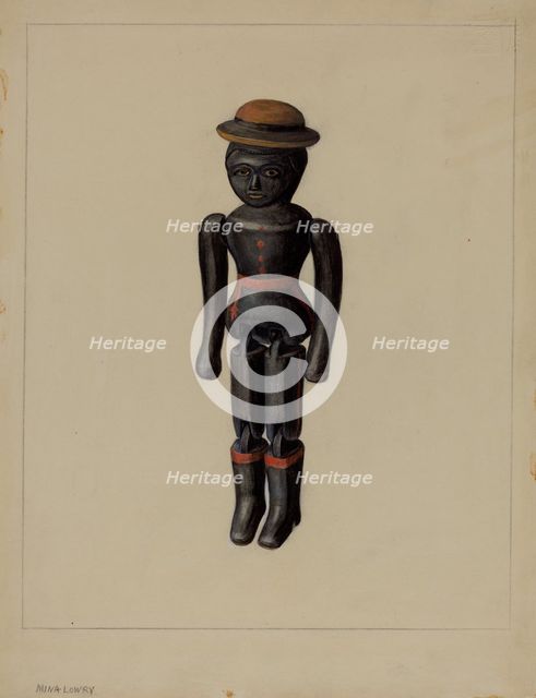 Dancing Doll, c. 1939. Creator: Mina Lowry.