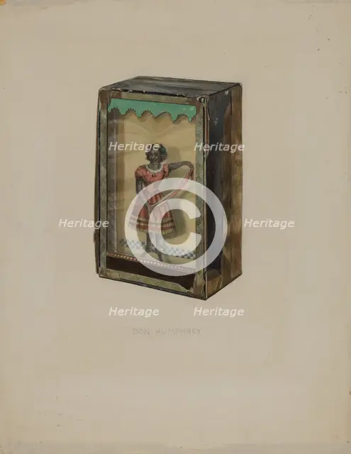Dancing Doll in a Box, 1935/1942. Creator: Donald Humphrey.