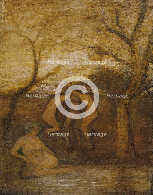 Dancing Dryads, by 1879. Creator: Albert Pinkham Ryder.