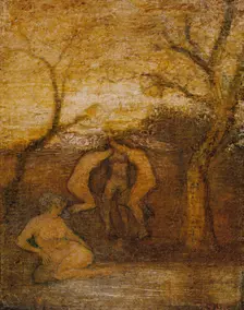 Dancing Dryads, by 1879. Creator: Albert Pinkham Ryder