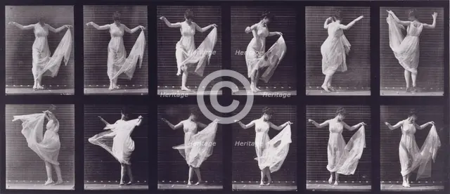 Dancing (fancy), 1887.  Creator: Eadweard J Muybridge.