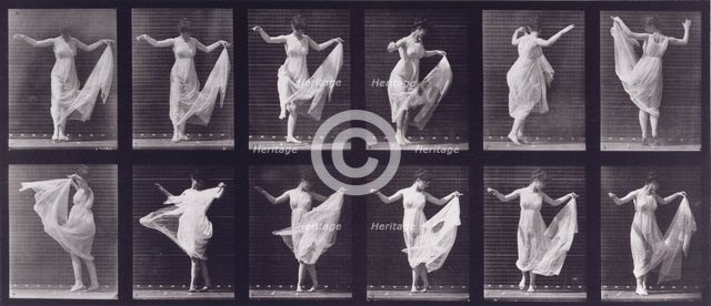Dancing (fancy), 1887.  Creator: Eadweard J Muybridge.