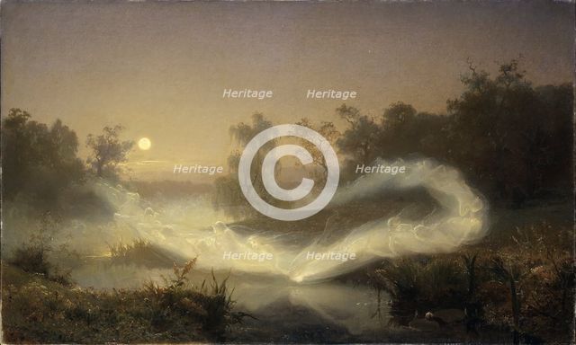 Dancing Fairies, 1866. Creator: Johan August Malmström.