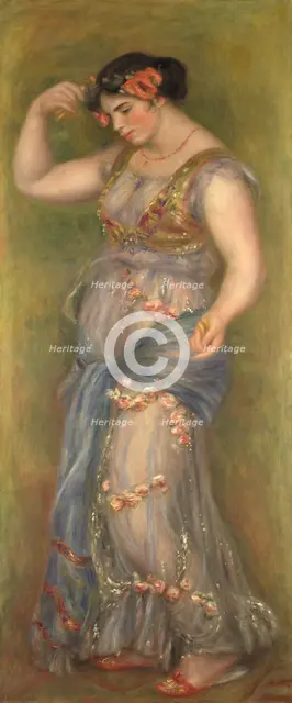 Dancing Girl with Castanets, 1909. Artist: Renoir, Pierre Auguste (1841-1919)