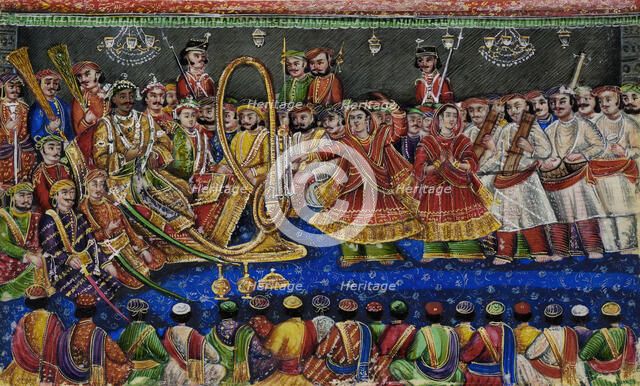 Dancing Girls at a Court, c1850. Creator: Unknown.